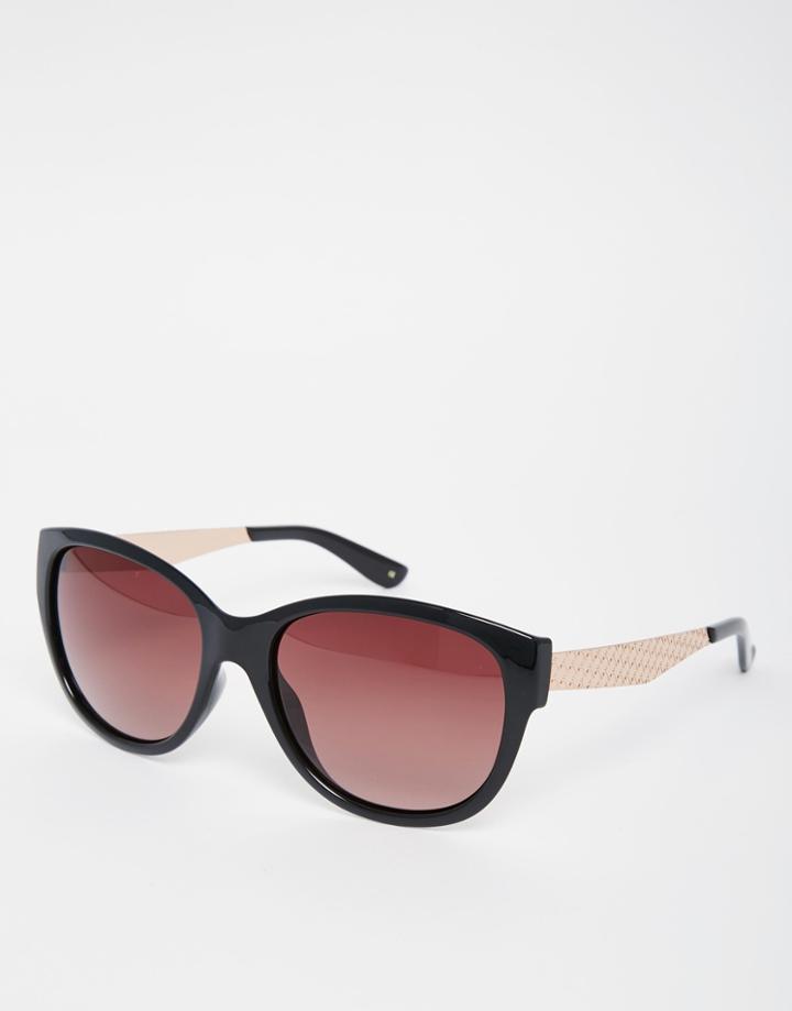Ted Baker Camelia Round Sunglasses - Black