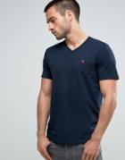 Abercrombie & Fitch T-shirt Muscle Slim Fit Moose Logo In Navy - Navy