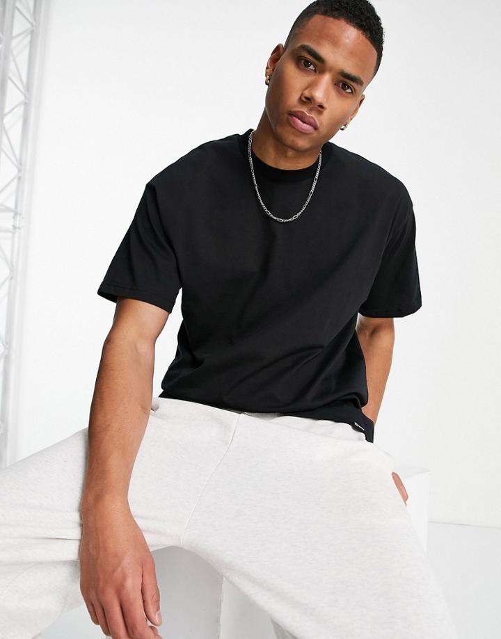 Pull & Bear Oversized T-shirt In Black