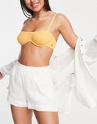 Billabong Perfect Day Beach High Waist Short In White - Part Of A Set