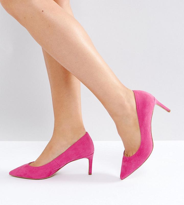 Asos Soulful Wide Fit Mid Heels - Pink