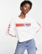 Polo Ralph Lauren Logo Long Sleeve T-shirt In White