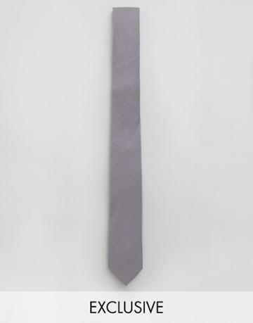 Noak Chambray Tie - Gray