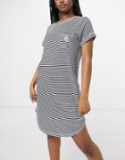 Lauren By Ralph Lauren Night Dress In Navy Stripe