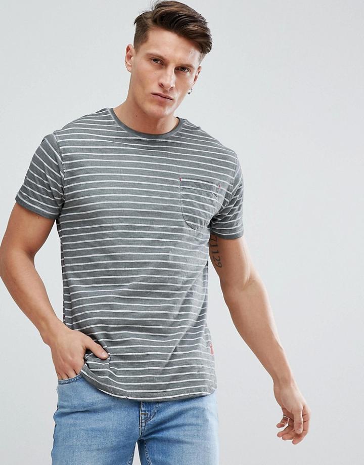 Ringspun Stripe T-shirt - Gray