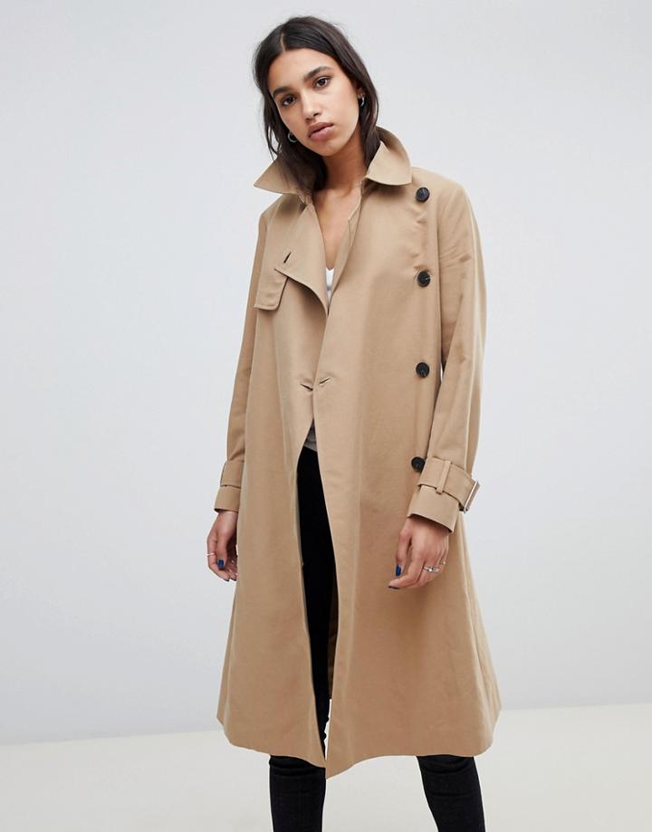 Allsaints Myla Trench - Brown