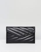 Asos Quilted Clutch Bag - Black