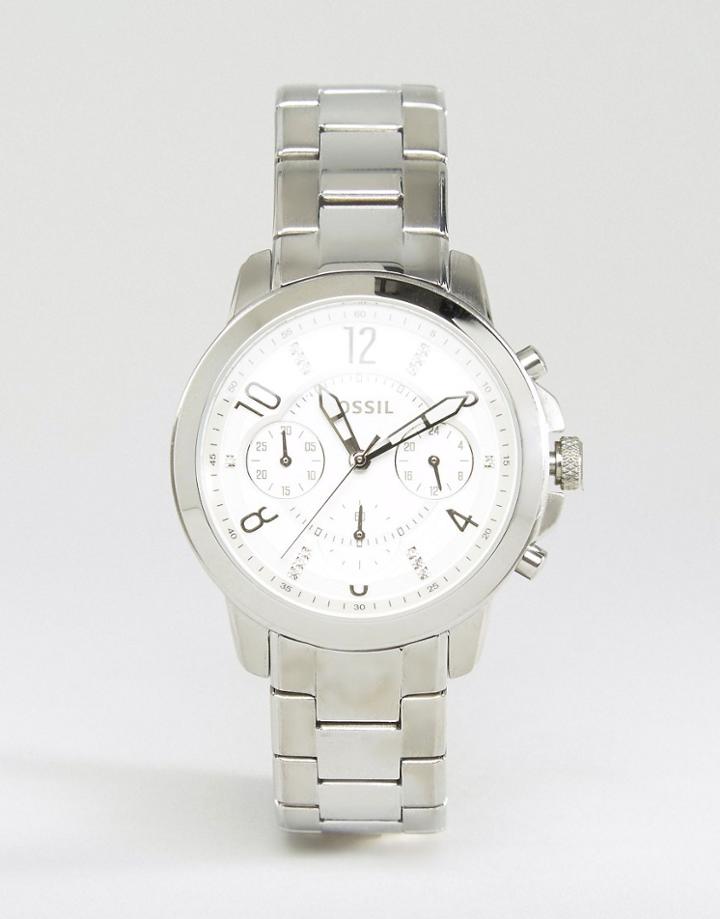 Fossil Silver Gwynn Watch Es4036 - Silver