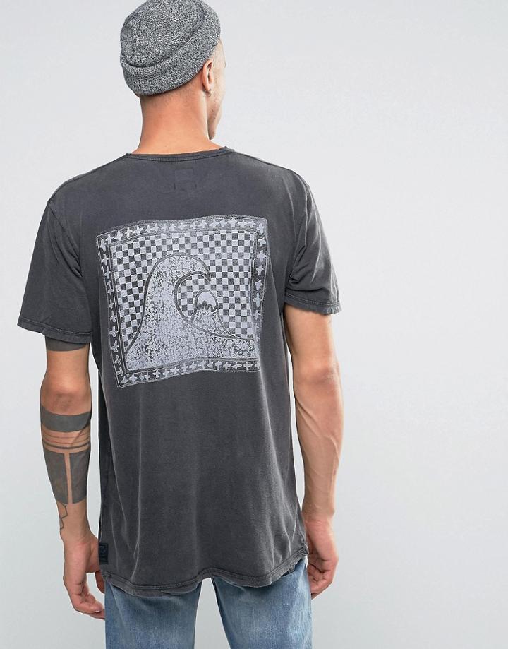 Quiksilver Checker T-shirt - Black