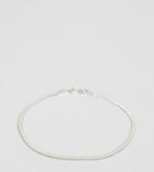 Designb Snake Chain Bracelet In Sterling Silver Exclusive To Asos