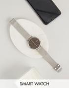 Skagen Connected Skt1113 Jorn Mesh Hybrid Smart Watch - Silver