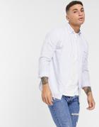 Selected Homme Tailored Studio Shirt In Blue Stripe-blues