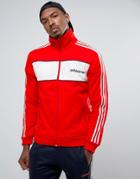 Adidas Originals London Pack Block Track Jacket In Red Bk7840 - Red