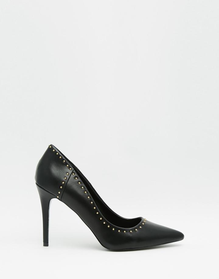 Aldo Kayla Stud Point Pumps - Black