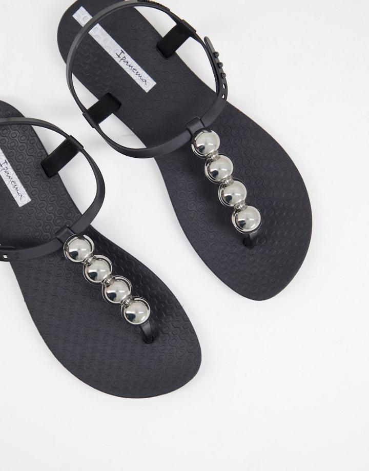 Ipanema Pebble Sandals In Black