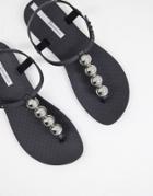 Ipanema Pebble Sandals In Black