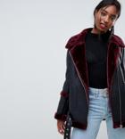 Asos Design Tall Bonded Aviator-black