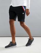 Le Coq Sportif 3 Stripe Shorts - Black