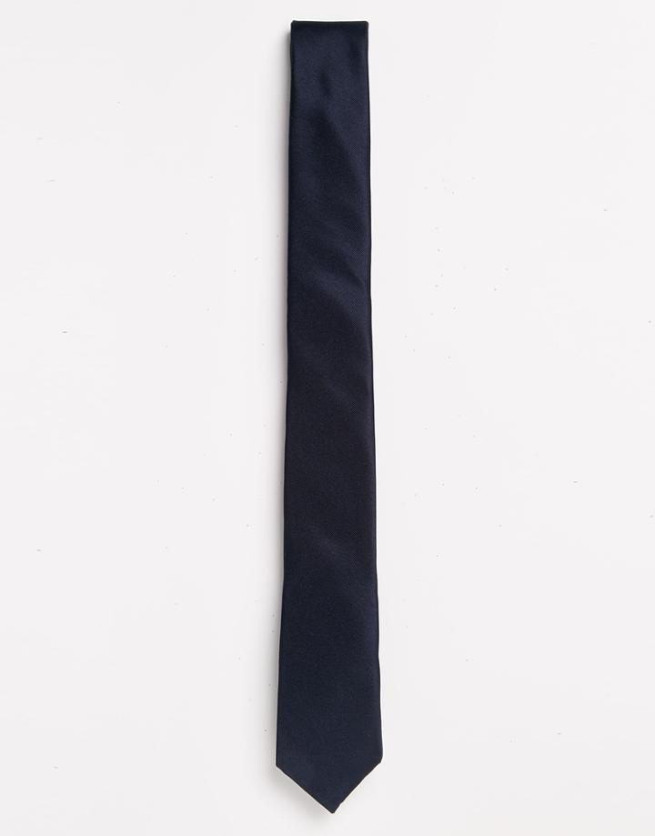 Selected Homme Plain Tie - Blue