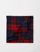 Asos Pocket Square In Red Check - Red