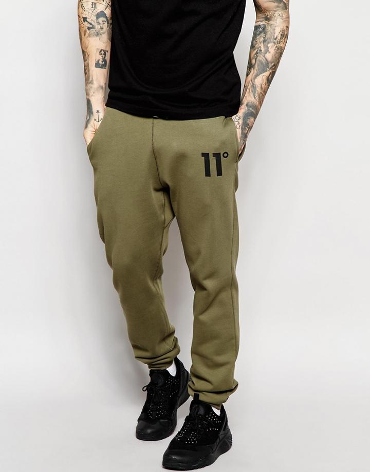 11 Degrees Skinny Joggers - Green