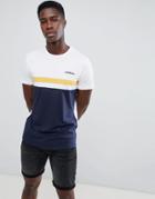 Jack & Jones Originals T-shirt With Color Block Details - White