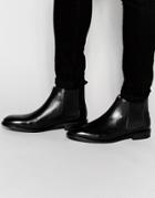 Ben Sherman Kris Chelsea Boots In Black - Black