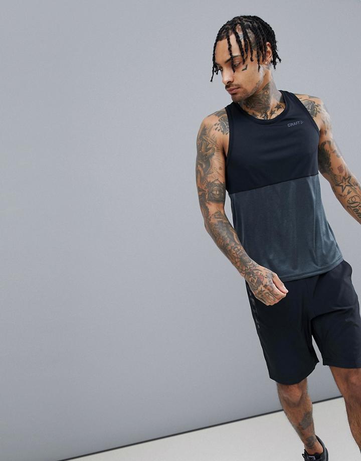 Craft Running Eaze Tank In Black 1905872-999998 - Black