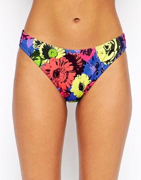 Freya Floral Pop Classic Bikini Bottom - Rainbow