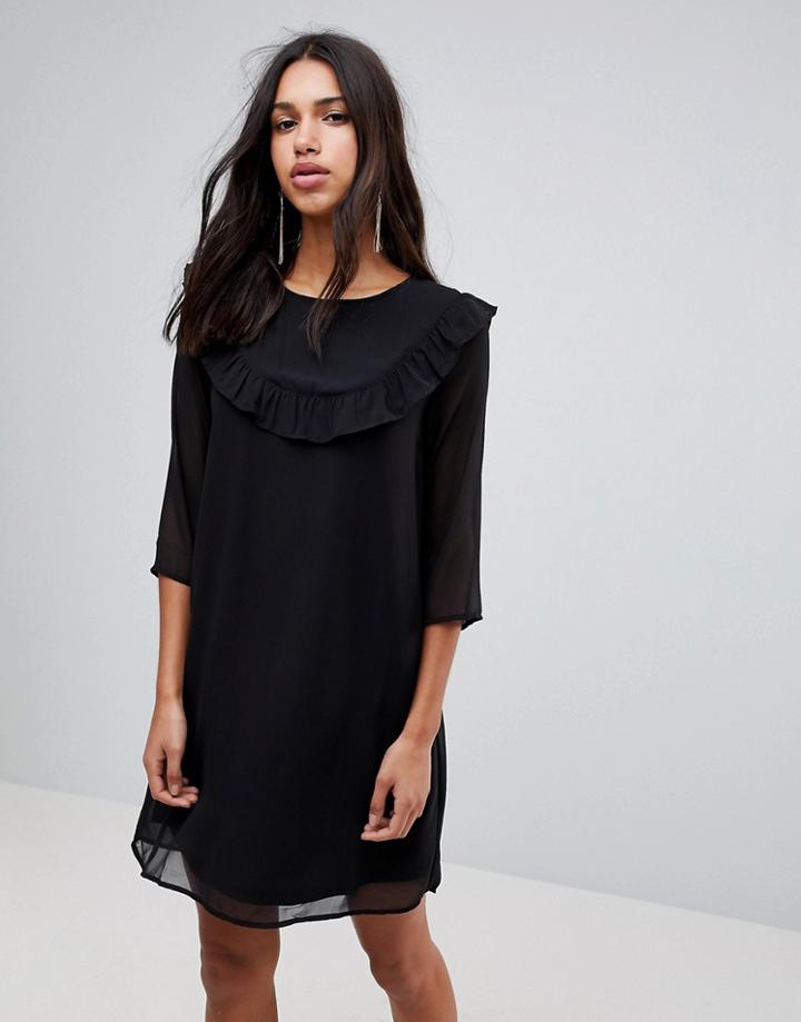 Blend She Fella Georgette Dress-black
