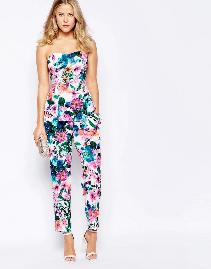 Traffic People Love Climate Ripley Pants In Floral Print - Multi
