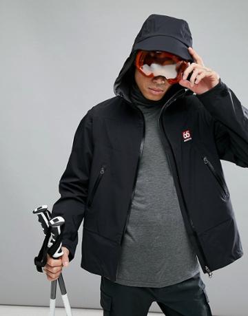 66o North Snaefell Shell Performance Outdoor Jacket In Black - Black