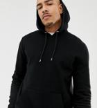 Asos Design Tall Hoodie In Black