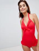 Pour Moi Getaway Swimsuit-red