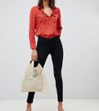 Mango Organic Skinny Jeans In Black