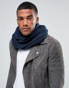Selected Homme Infinity Scarf - Navy
