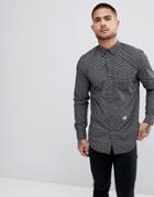 Diesel S-dunes All Over Print Shirt In Black - Black