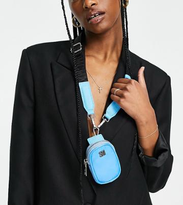 Steve Madden Bsanitiz Cross Body Pouch In Blue-blues