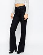 Kubban Dark Blue Flared Jeans - Blue