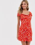 Finders Keepers Mae Mini Dress - Red