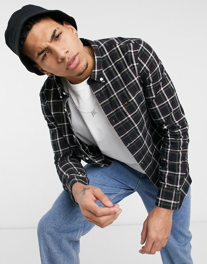 Lee Button Down Shirt In Black