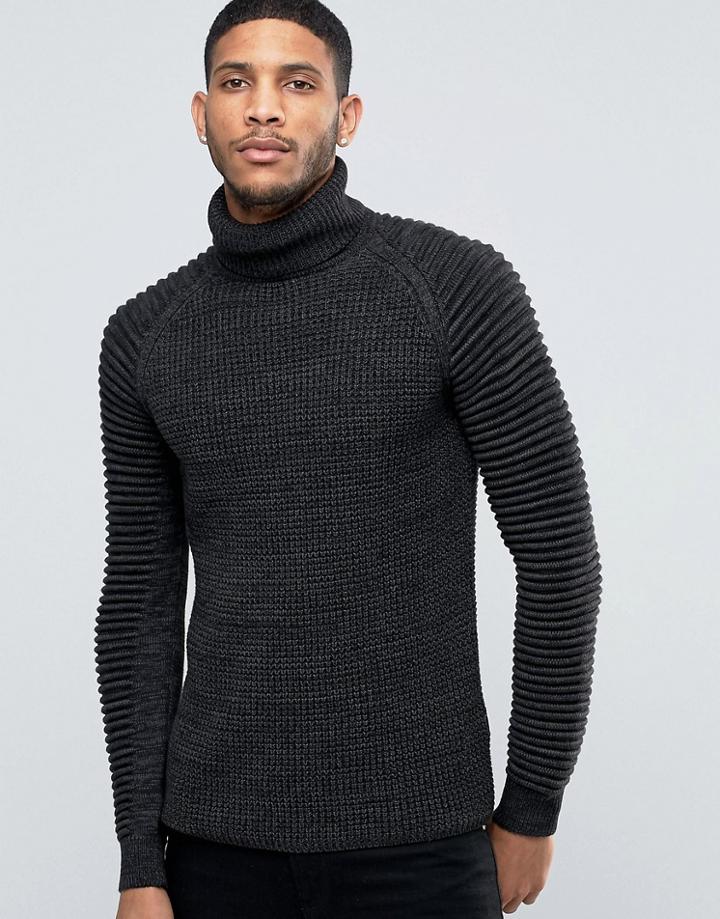 G-star Suzaki Turtleneck Knit Long Sleeve - Navy