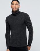 G-star Suzaki Turtleneck Knit Long Sleeve - Navy