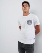 Burton Menswear T-shirt With Geo Print In Gray - Gray