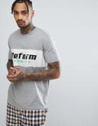 Asos Relaxed T-shirt With Reform Print - Gray