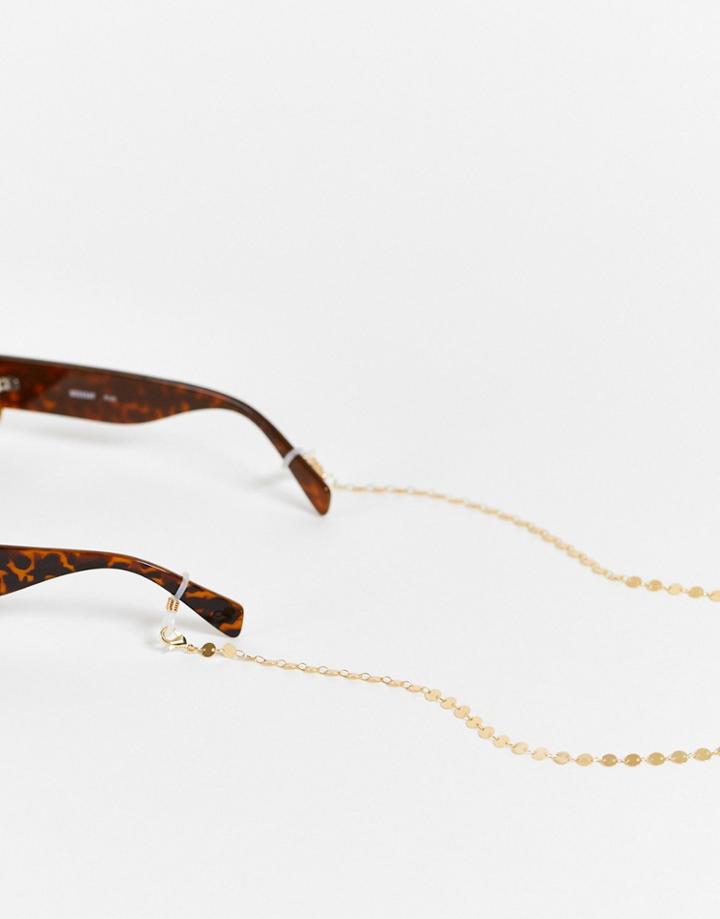 Vero Moda Sunglasses Chain In Gold