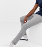 Asos Design Tall Slim Chinos In Light Gray - Gray