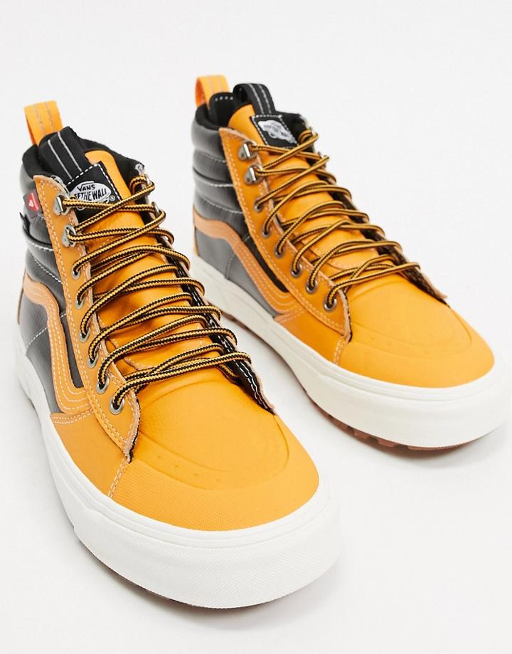 Vans Sk8-hi Mte 2.0 Dx Sneakers In Orange/black