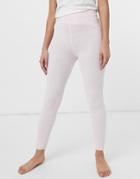 Asos Design Lounge Matching Chenille Leggings In Pink