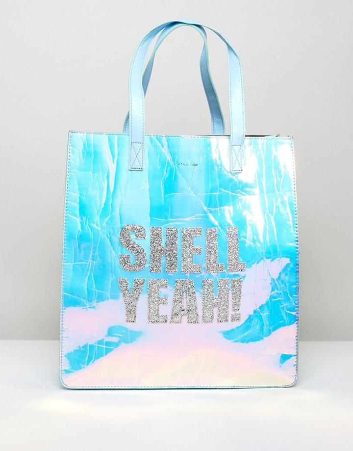 Skinnydip Shell Yeah Iridescent Tote Bag - Multi